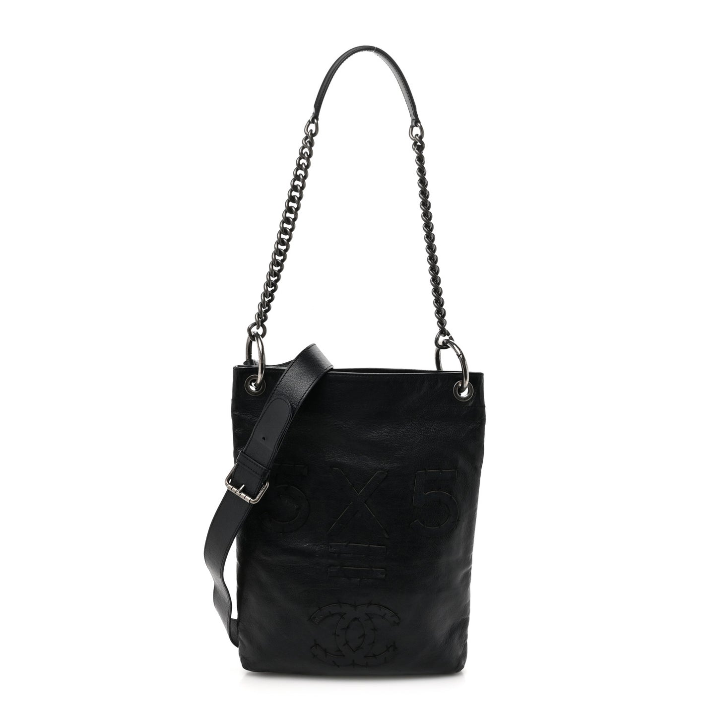 Calfskin Oser Sans Poser Messenger Dark Navy