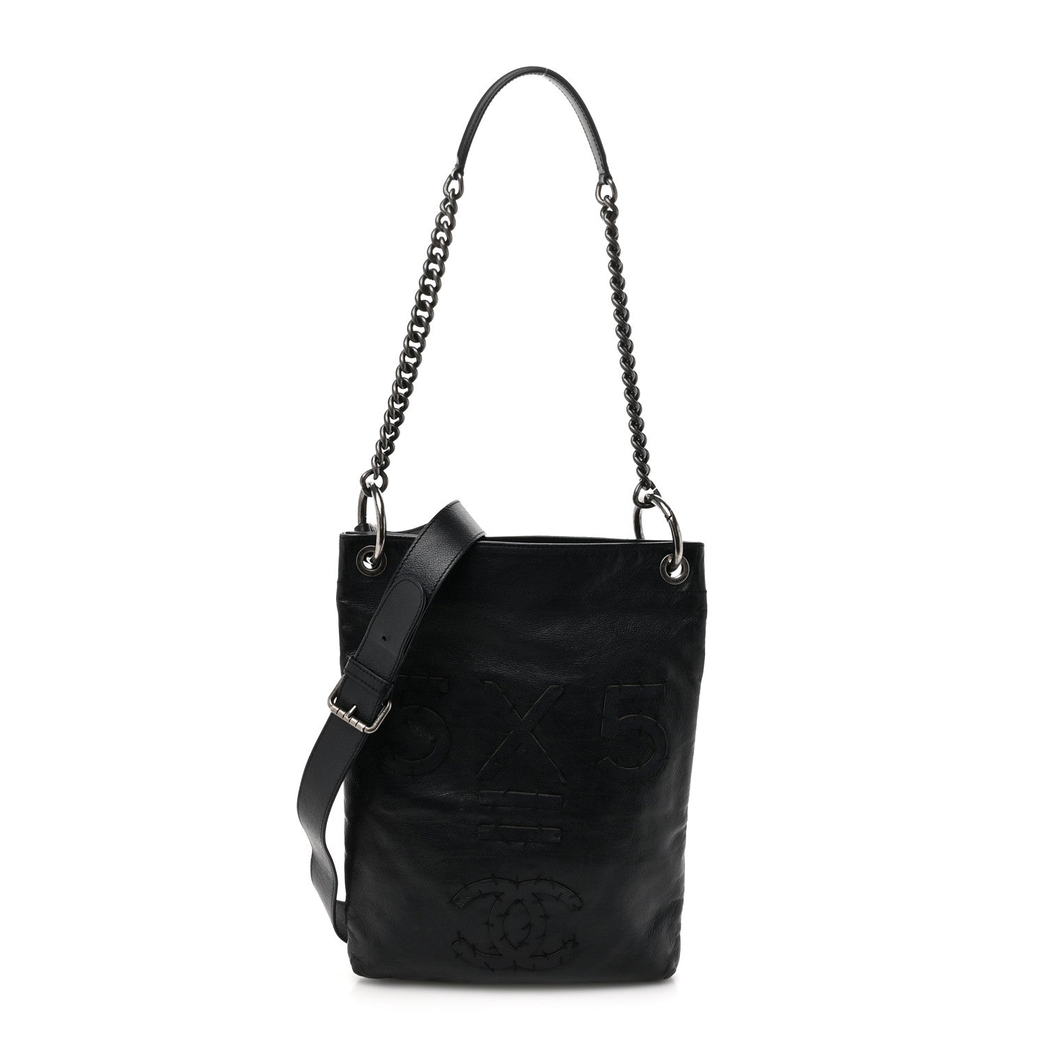 Chanel Calfskin Oser Sans Poser Messenger Dark Navy 1 of 12