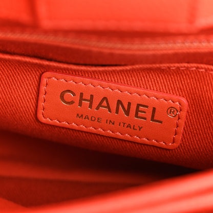 Chanel Grained Calfskin Mini Neo Executive Shopper Tote Red 6 of 11