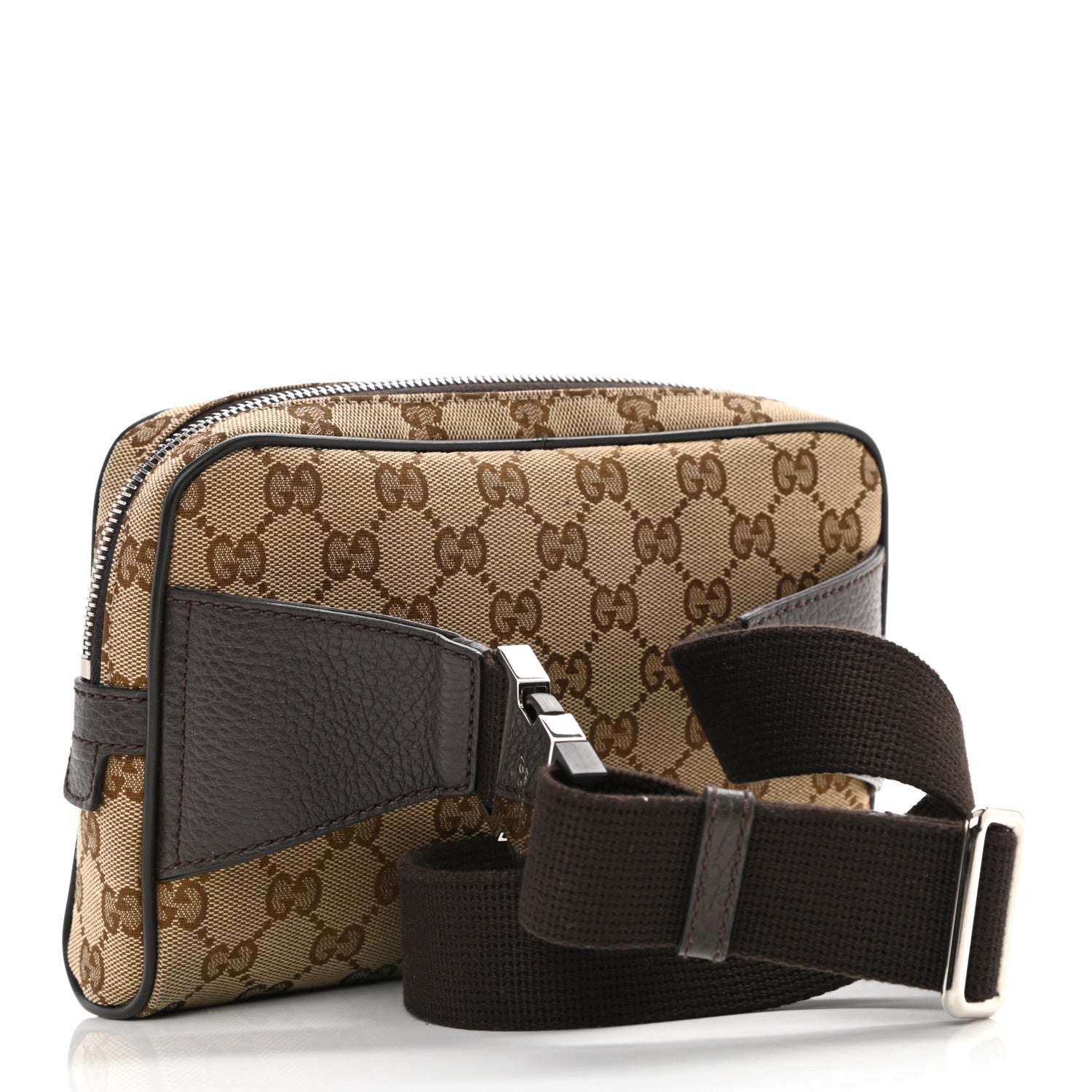 Gucci Monogram Belt Bag Dark Brown 3 of 8