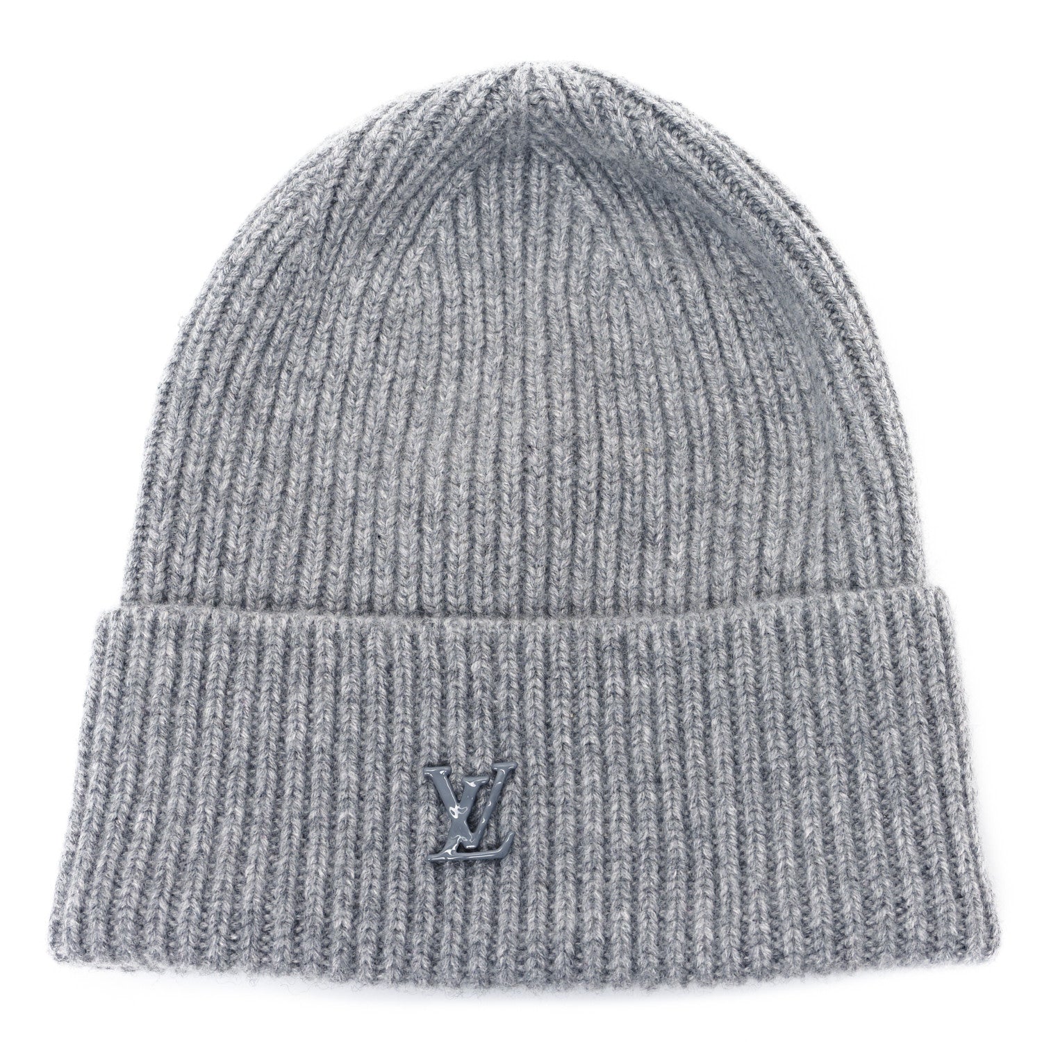 Louis Vuitton Cashmere Mens LV Ahead Beanie Gris 1 of 4