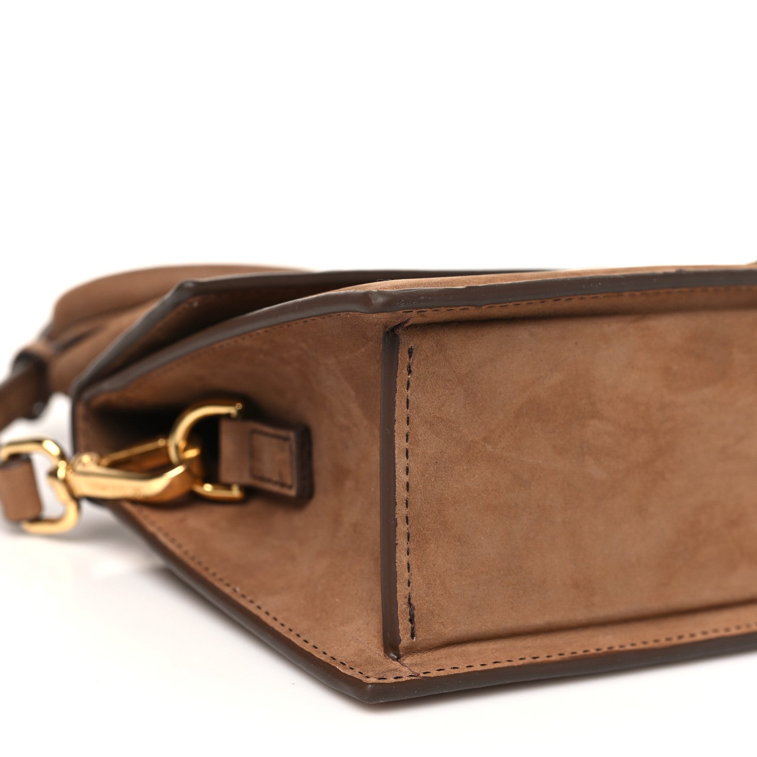 Jacquemus Suede Le Chiquito Noeud Brown 8 of 11