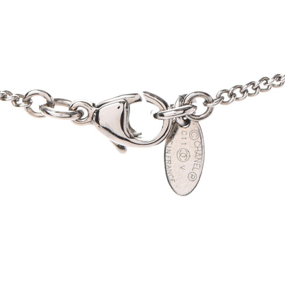 Chanel Crystal CC Necklace Light Gold 4 of 4
