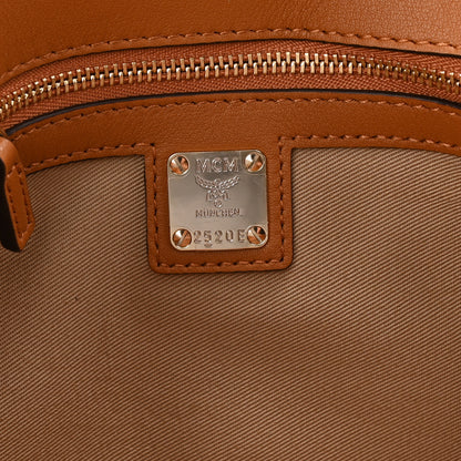 MCM Metallic Visetos Medium Millie Crossbody Bag Berlin Gold 6 of 9