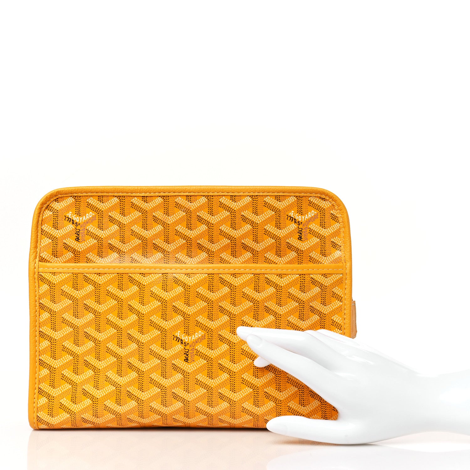 Goyard Goyardine Jouvence Toiletry Pouch Yellow 2 of 8