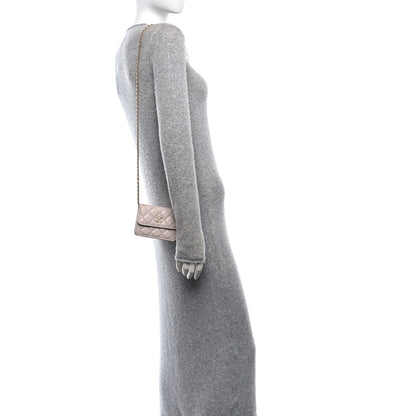 Chanel Caviar Quilted Miss Coco Clutch With Chain Light Purple 2 of 11