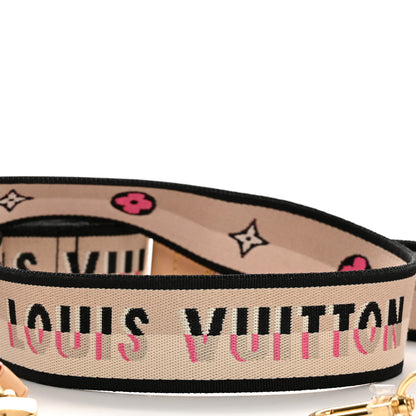 Louis Vuitton Jacquard Speedy Bandouliere 20 Shoulder Strap Black 4 of 5