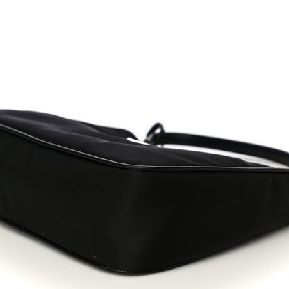 Prada Tessuto Nylon Saffiano Mini Re-Edition 2005 Bag Black 10 of 11