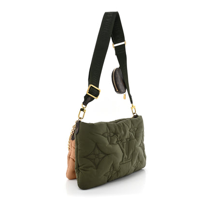 Louis Vuitton Econyl Monogram Pillow Maxi Multi Pochette Accessories Kaki Beige 3 of 9