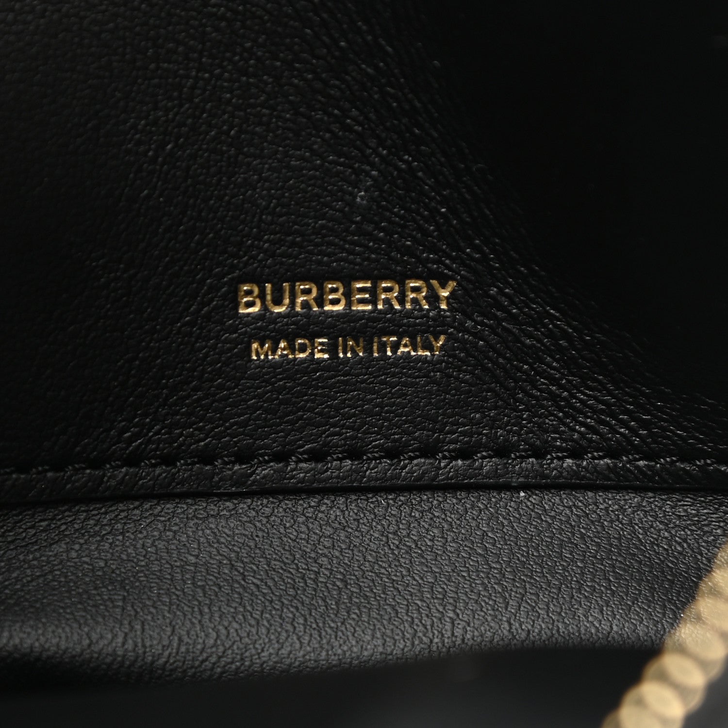 Burberry Lambskin Quilted Olympia Pouch Black 5 of 6