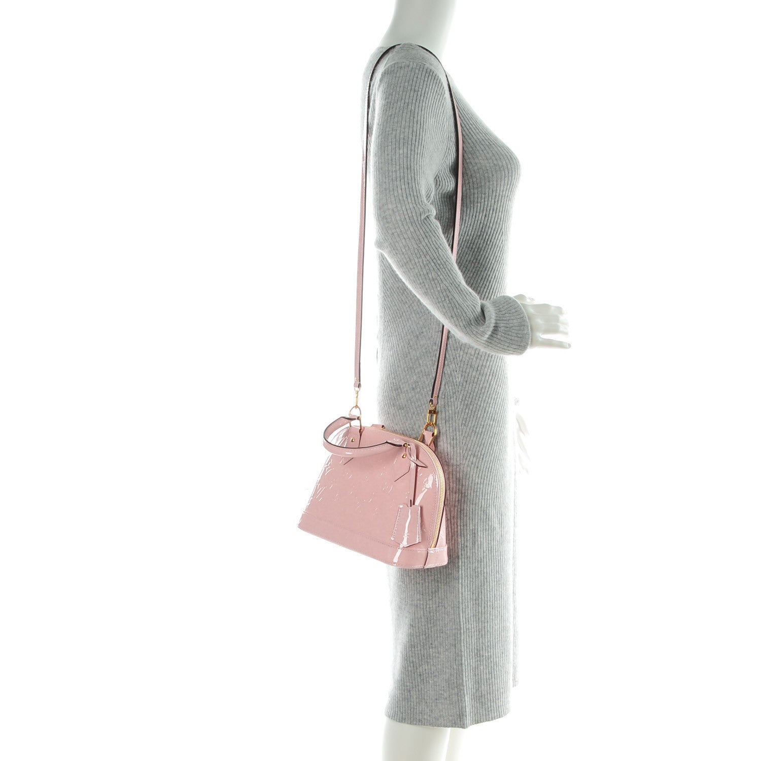 Louis Vuitton Vernis Alma BB Rose Ballerine 2 of 7