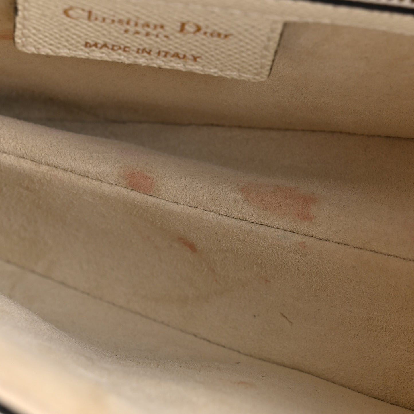 Grained Calfskin Saddle Bag White