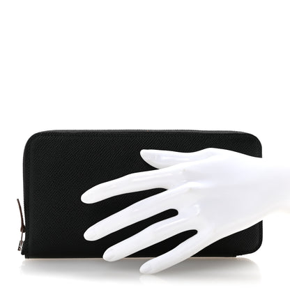 Hermes Epsom Silk'In Wallet Black 2 of 8