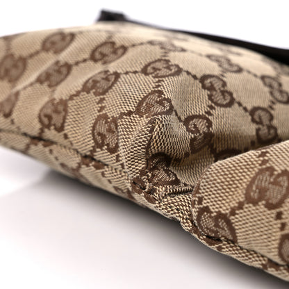 Gucci GG Monogram Double Pocket Belt Bag Dark Brown 11 of 15