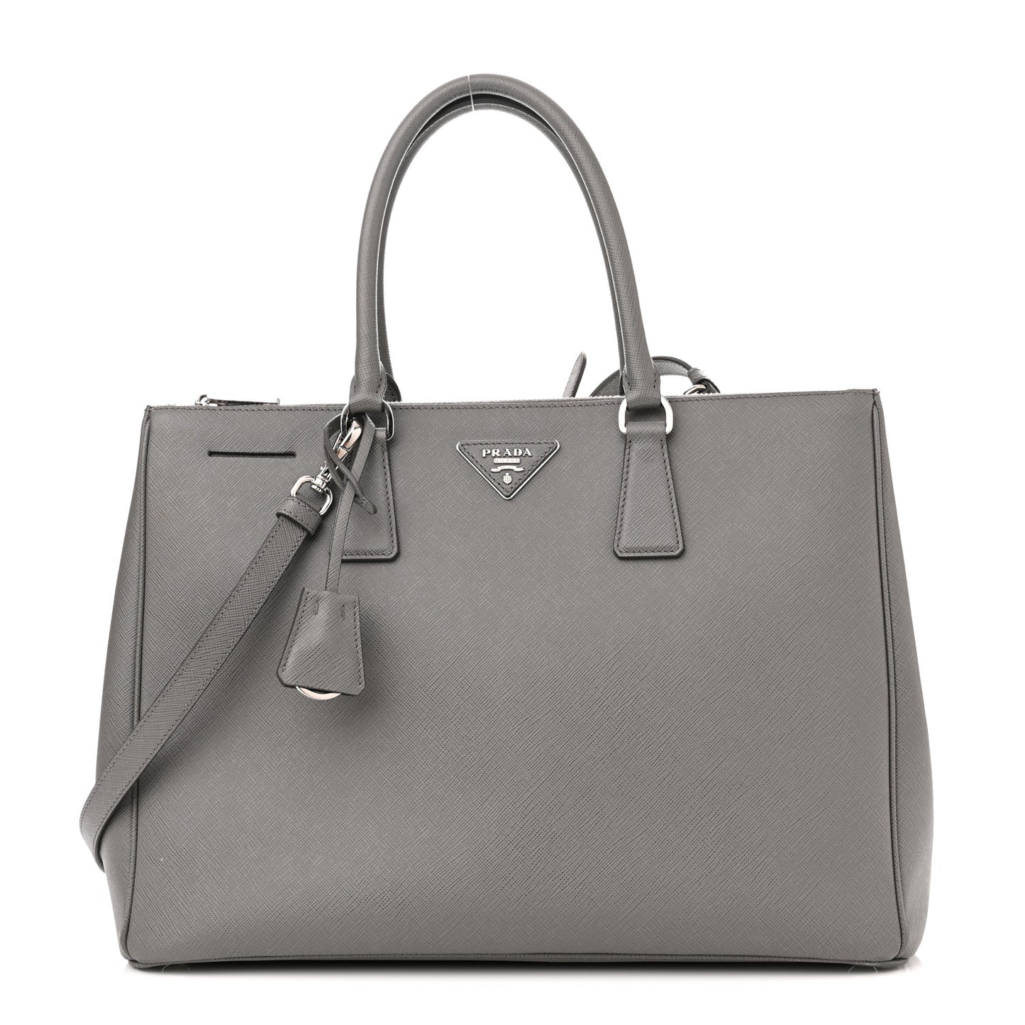Saffiano Large Galleria Double Zip Tote Marmo