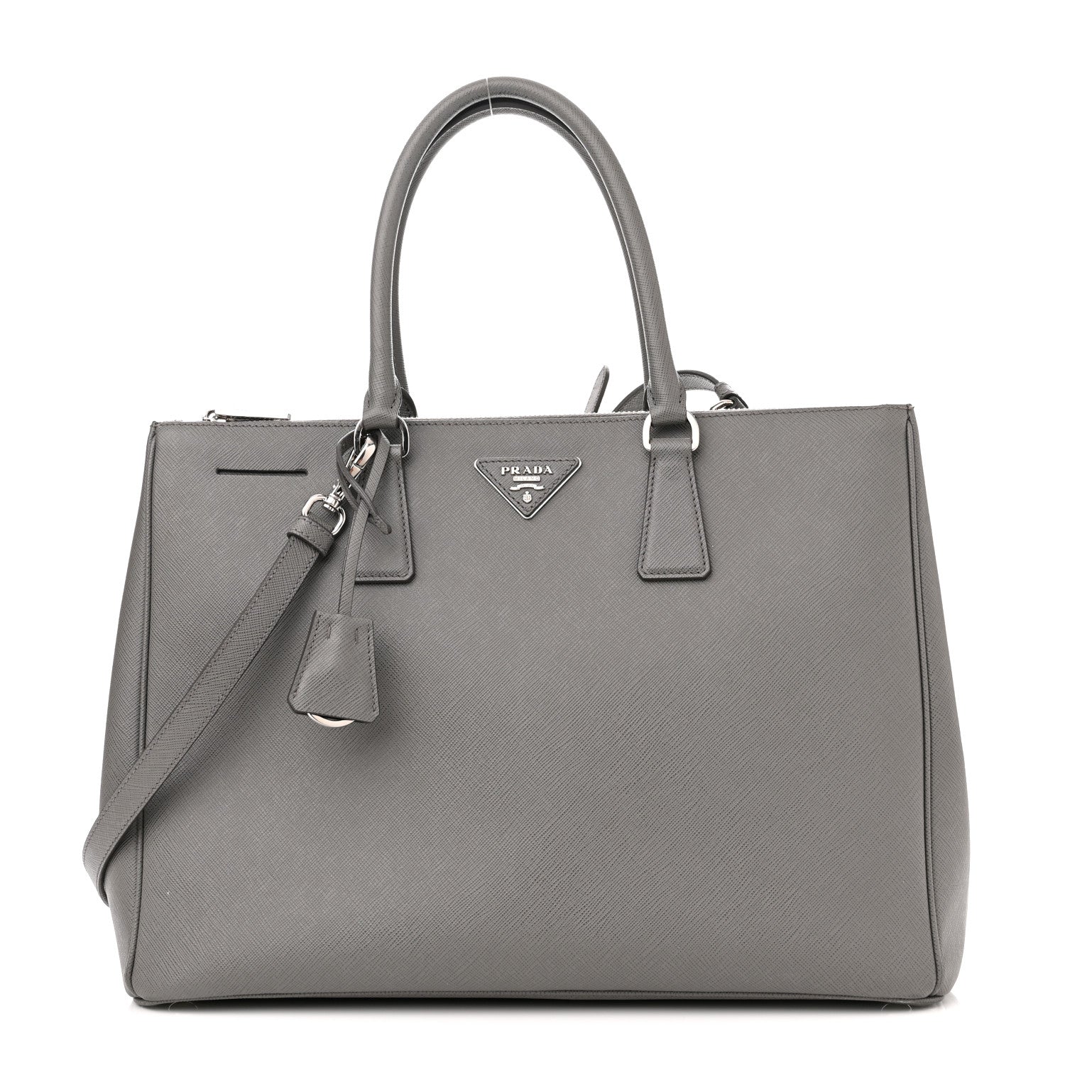 Prada Saffiano Large Galleria Double Zip Tote Marmo 1 of 16
