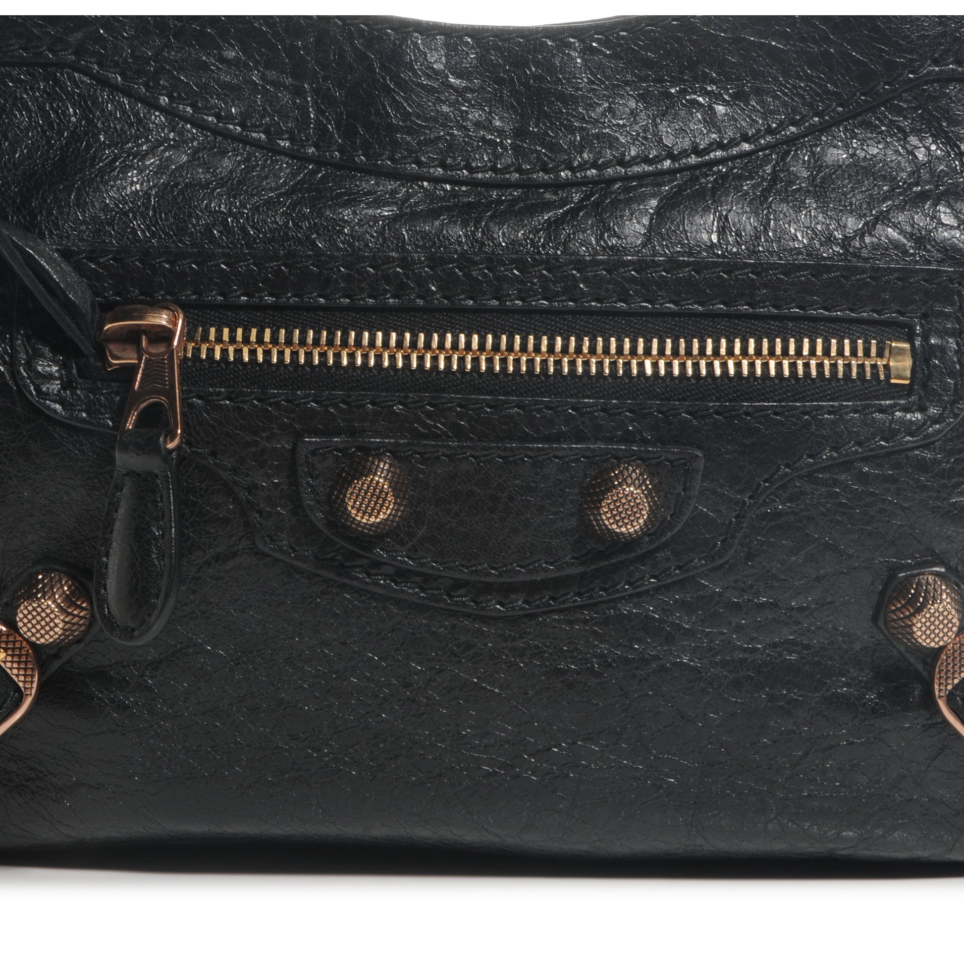 Balenciaga Agneau Giant 12 Rose Gold Hardware Hip Black 8 of 8