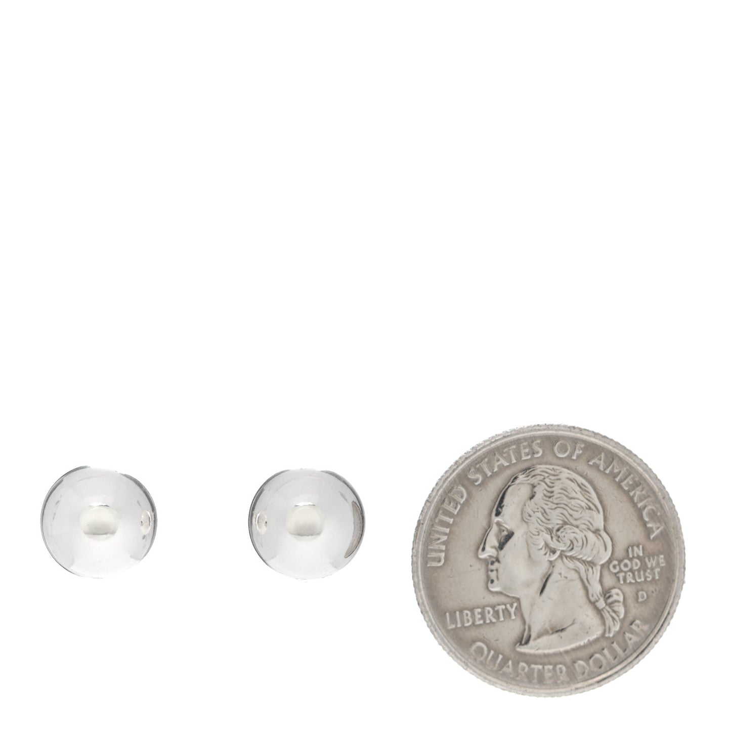 Sterling Silver 10mm HardWear Ball Earrings