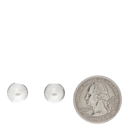 Tiffany Sterling Silver 10mm HardWear Ball Earrings 2 of 5