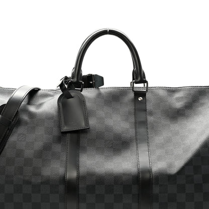 Louis Vuitton Damier Graphite Keepall Bandouliere 55 15 of 26