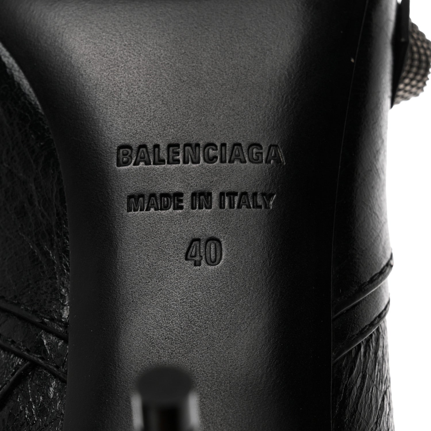 Balenciaga Agneau Arena Cagole 70mm Ankle Boots 40 Black 8 of 9