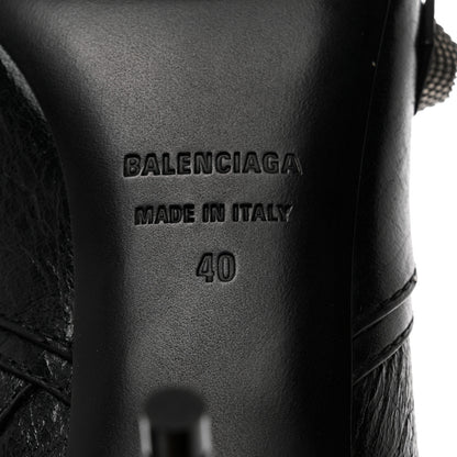 Balenciaga Agneau Arena Cagole 70mm Ankle Boots 40 Black 8 of 9