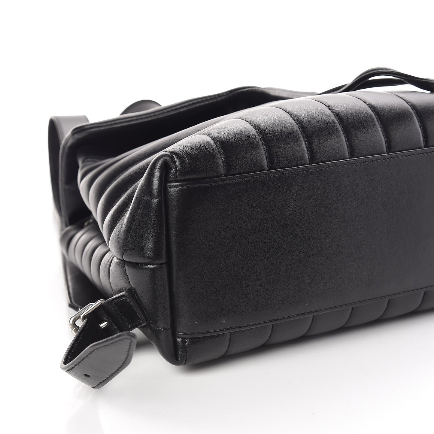 Calfskin Y Quilted Monogram Small Loulou Backpack Black
