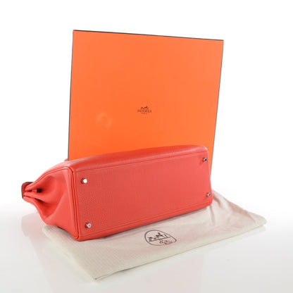 Hermes Togo Kelly Retourne 40 Capucine 5 of 24