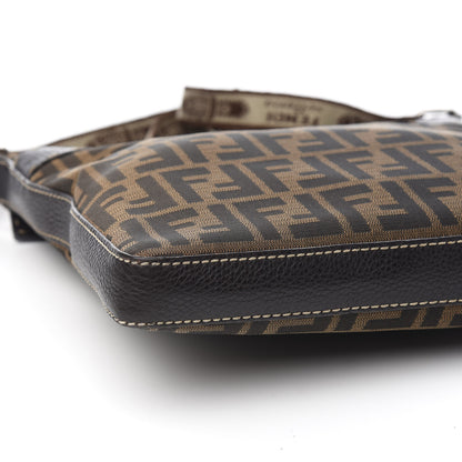 Fendi Zucca Cuoio Romano Selleria Messenger Tobacco Moro 7 of 9