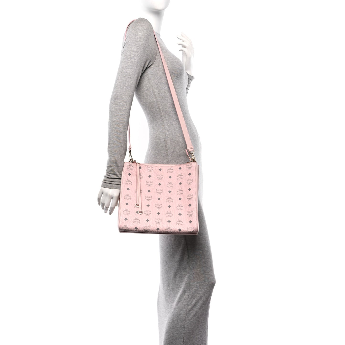Visetos Medium Aren Hobo Powder Pink