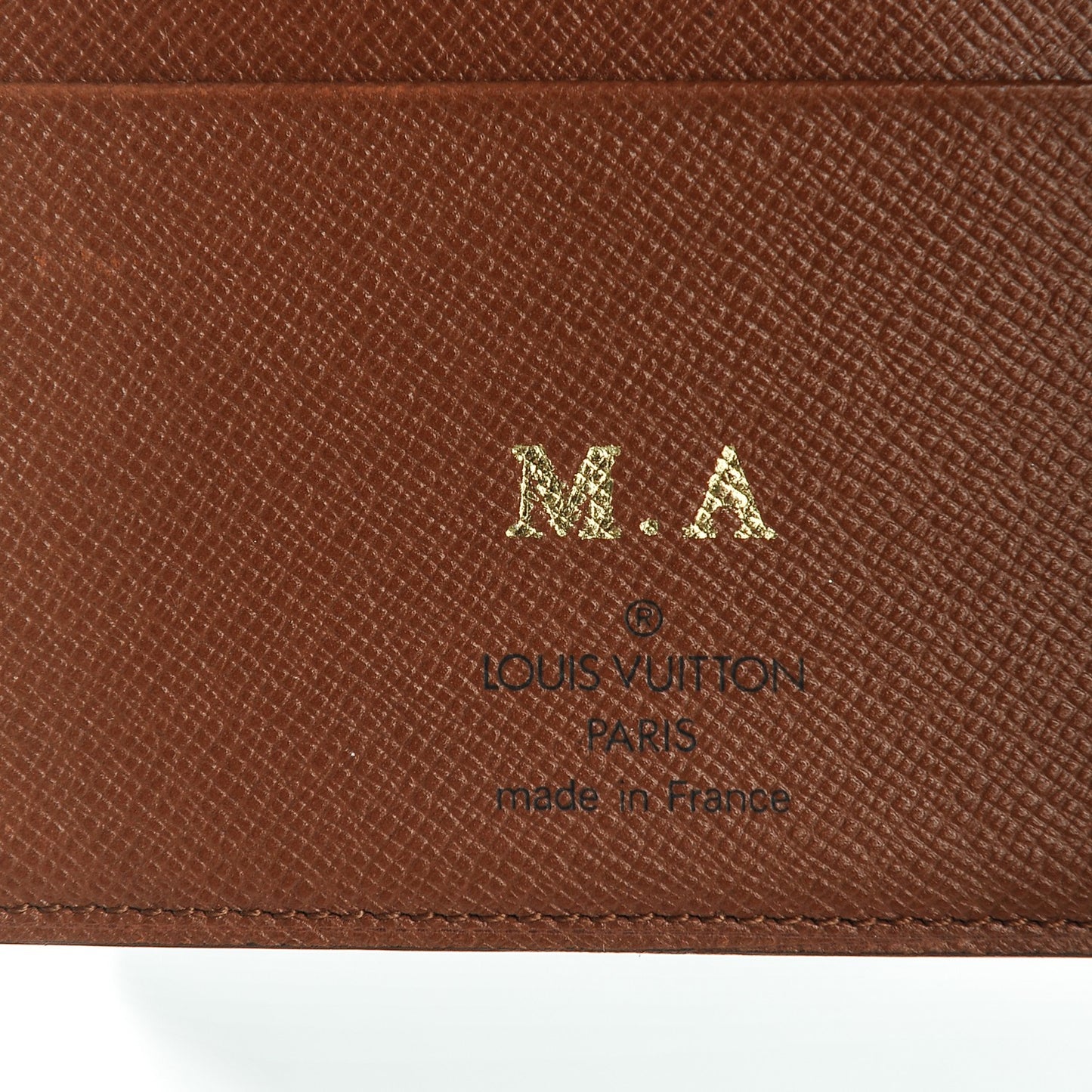 Monogram Medium Ring Agenda Cover