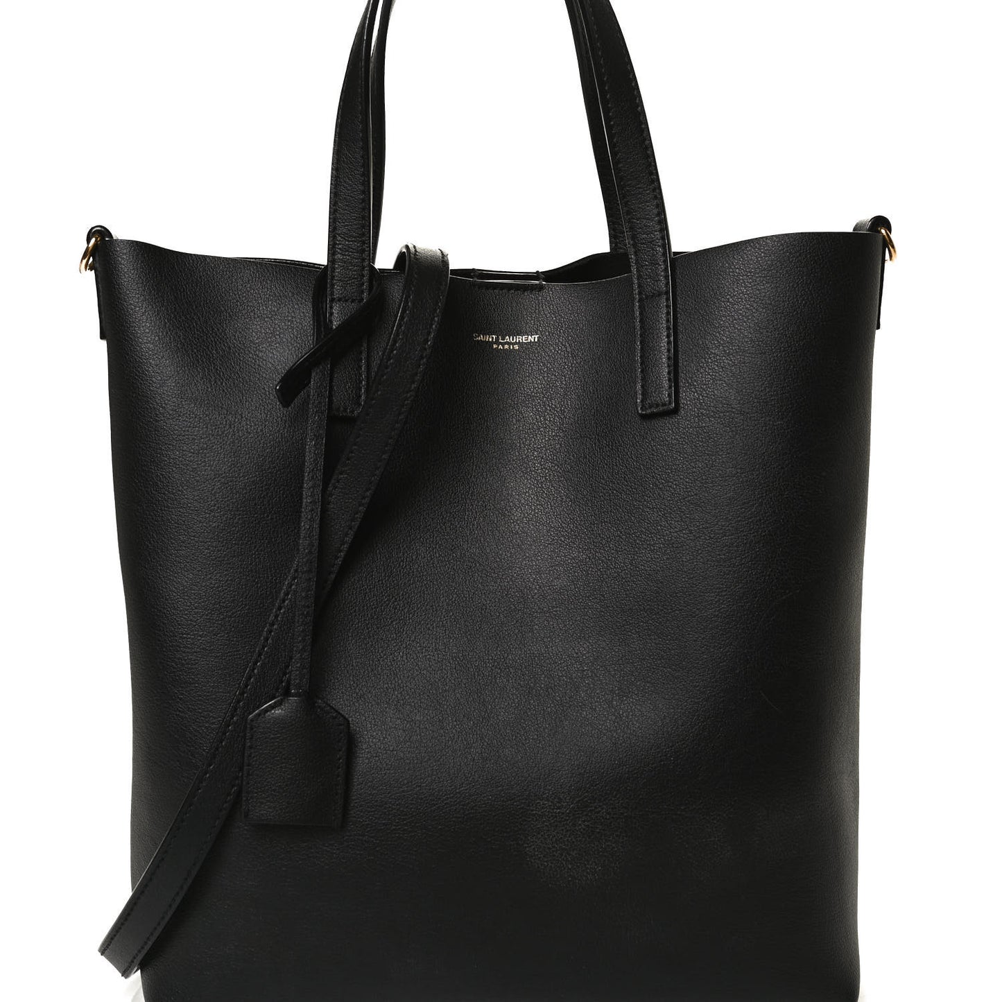 Calfskin Toy Shopping Tote Black