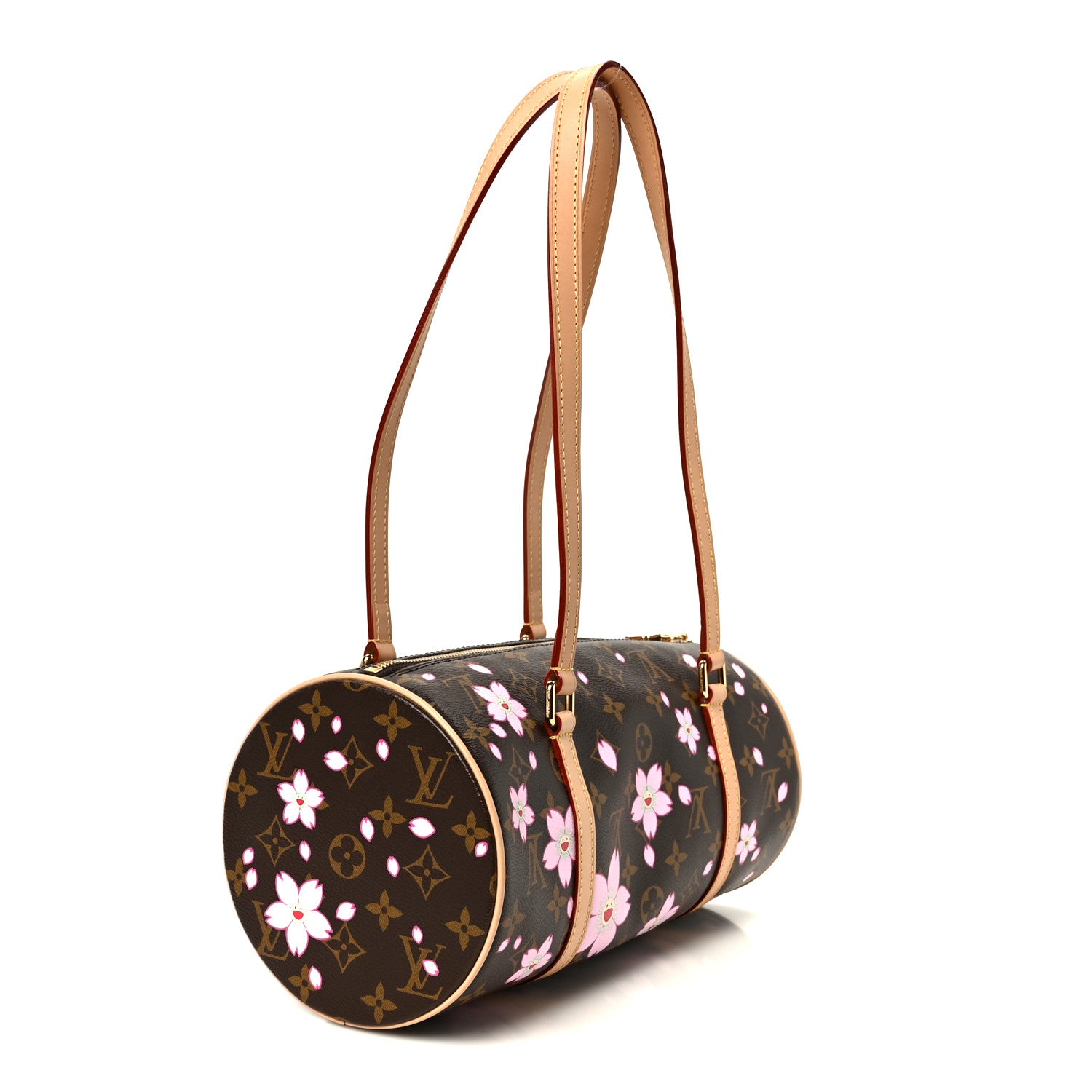 Louis Vuitton LV X TM Monogram Cherry Blossom Papillon Sakura Brown 4 of 12