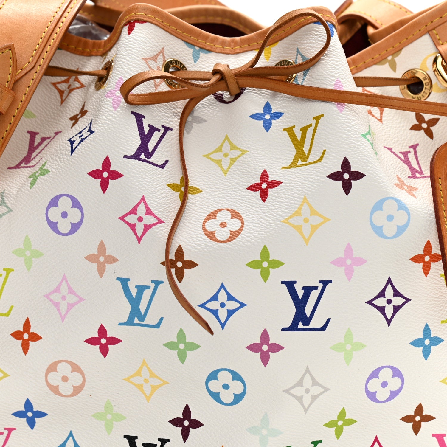 Louis Vuitton Monogram Multicolor Petit Noe White 8 of 11