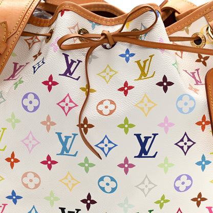 Louis Vuitton Monogram Multicolor Petit Noe White 8 of 11