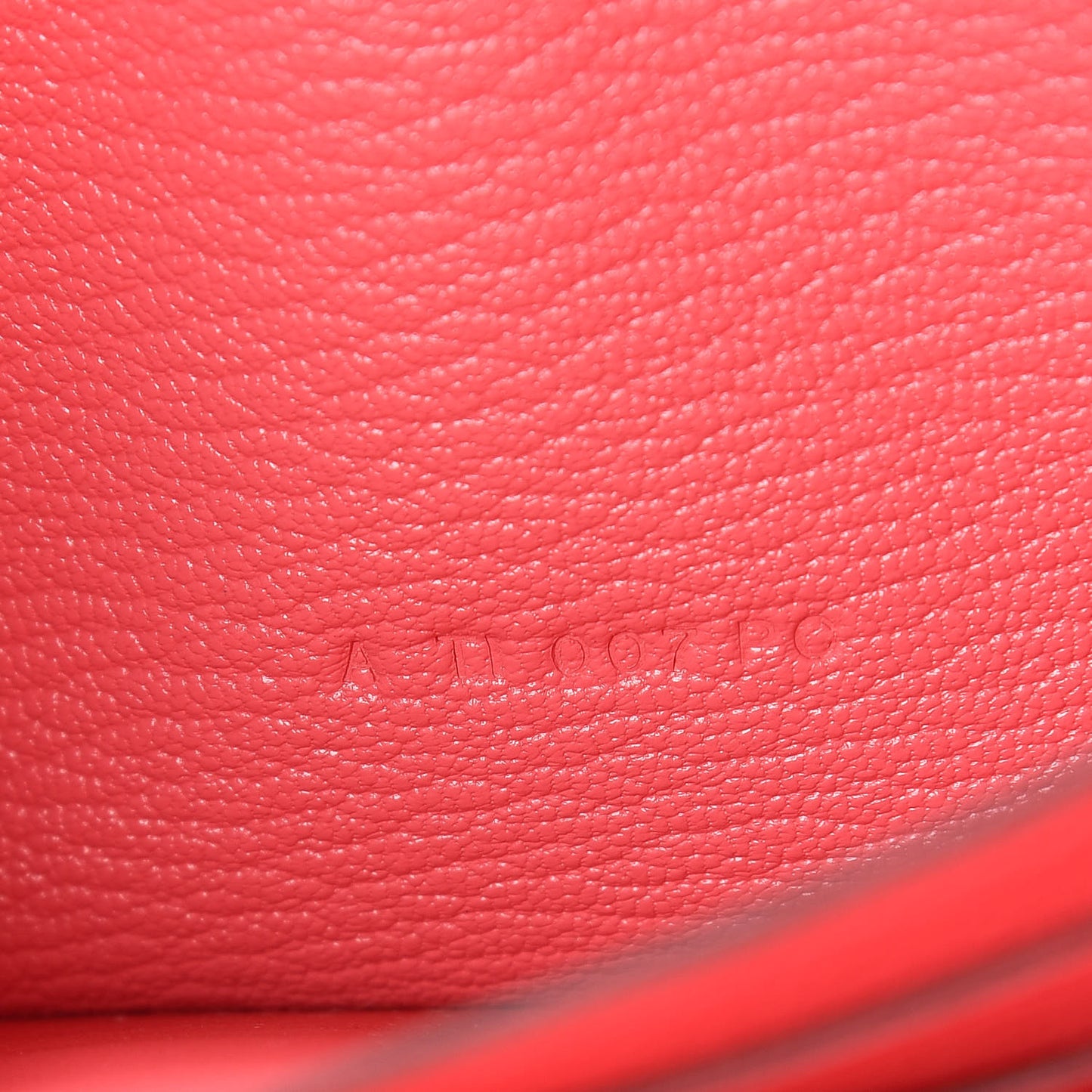 Chevre Mysore Kelly Longue Wallet Rose Lipstick