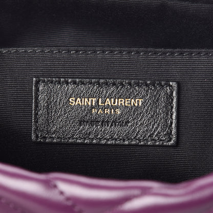 Saint Laurent Calfskin Matelasse Monogram Lou Camera Bag Purple 6 of 10