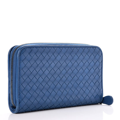 Bottega Veneta Nappa Intrecciato Zip Around Wallet Electrique 2 of 8