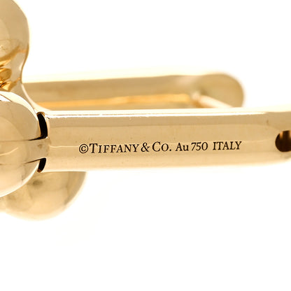 Tiffany 18K Yellow Gold Large HardWear Link Earrings 4 of 5