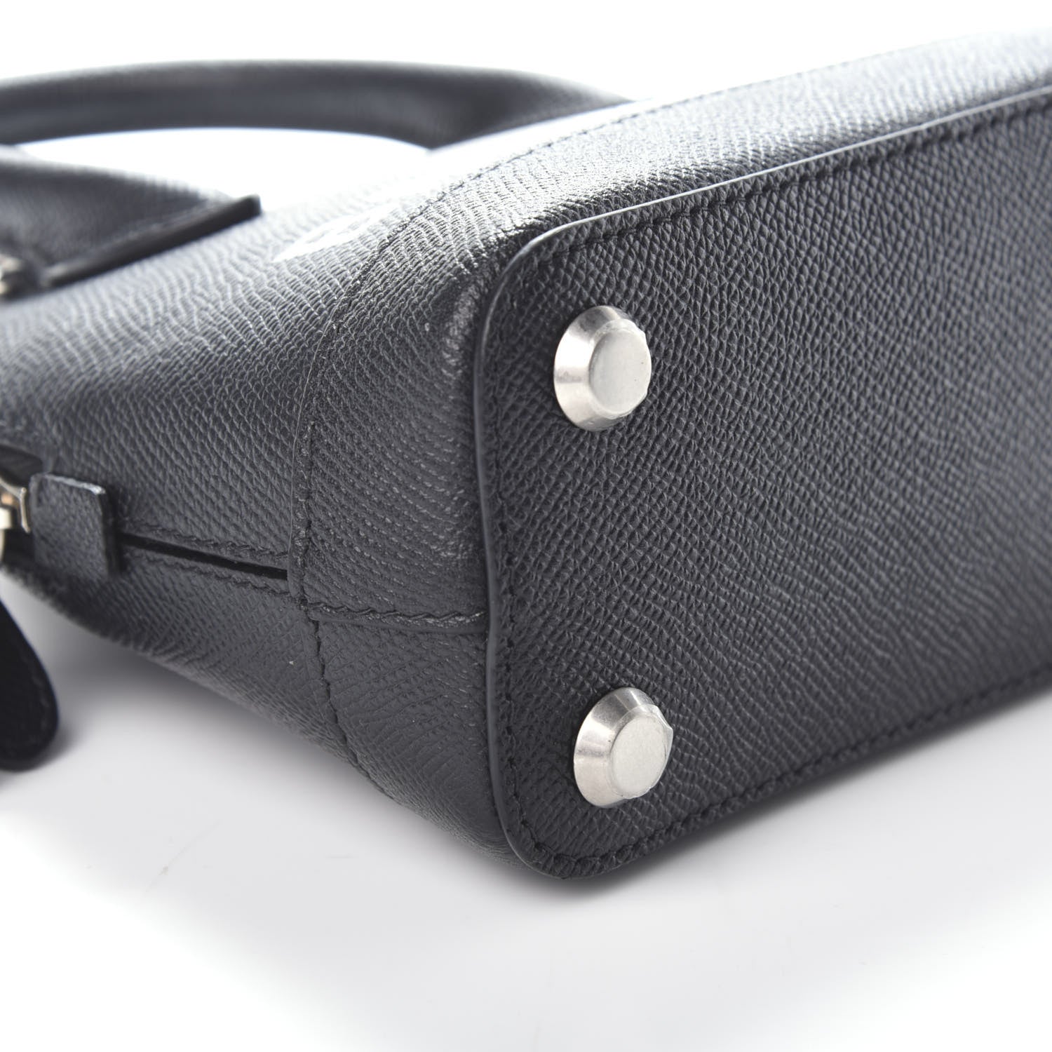 Balenciaga Signature Grained Calfskin XXS Ville Top Handle Bag Black 7 of 7