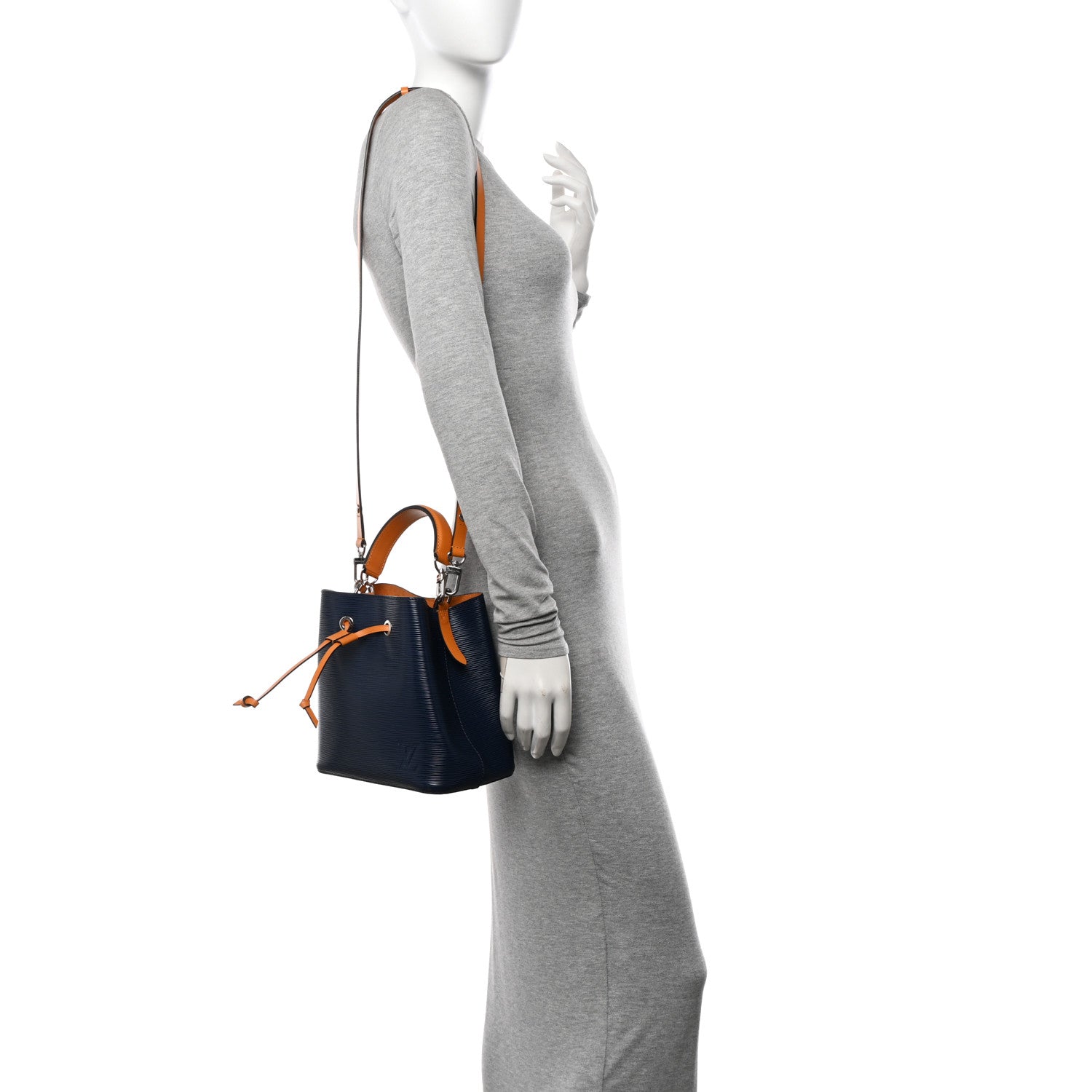 Louis Vuitton Epi Neonoe BB Indigo Safran 2 of 10