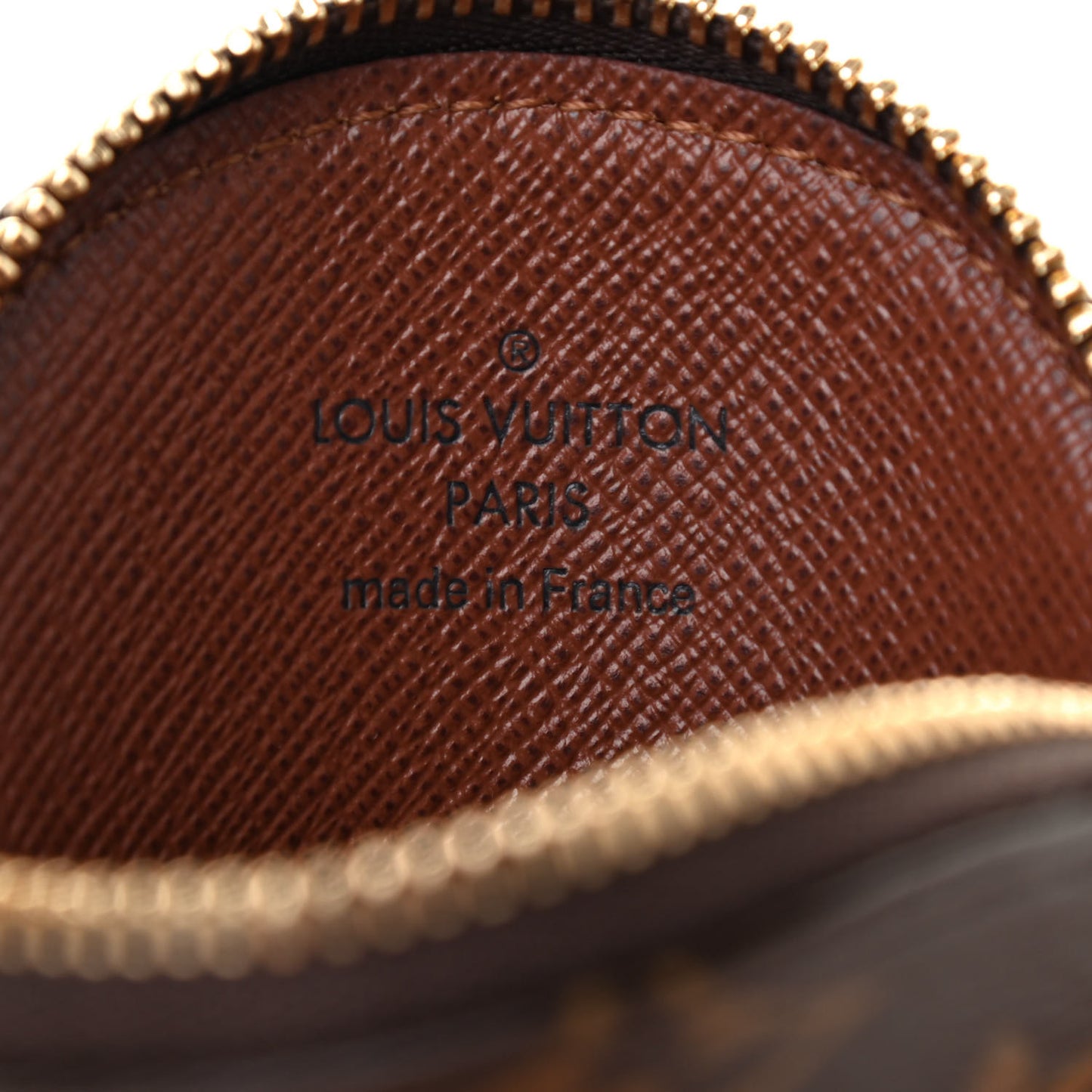 Monogram Round Coin Purse