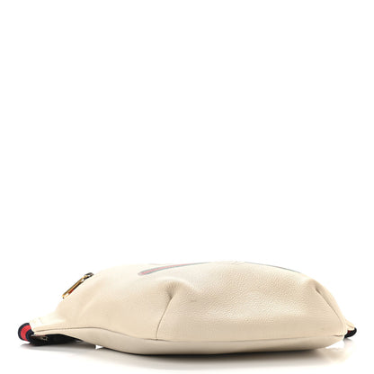 Gucci Grained Calfskin Logo Belt Bag White 4 of 10
