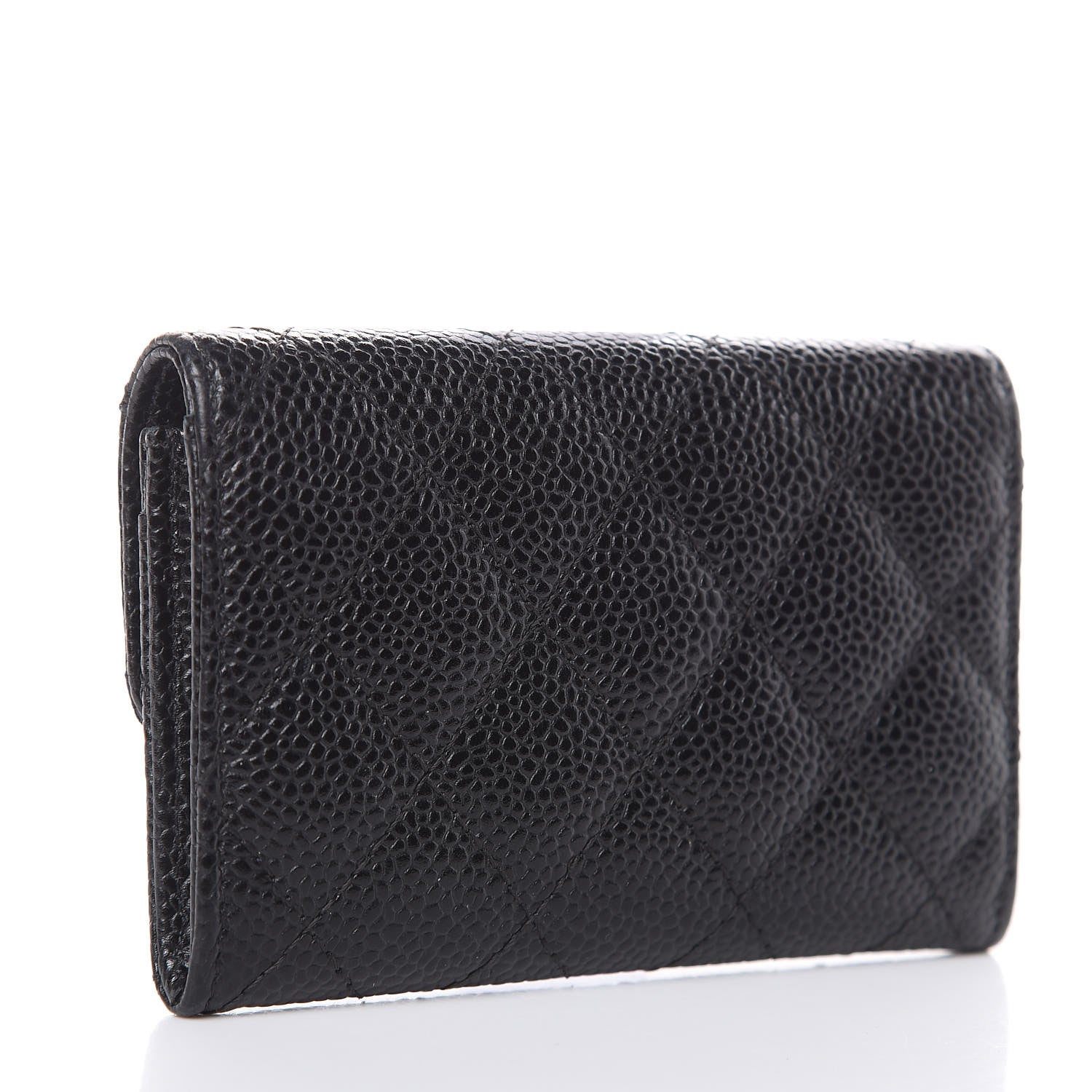 Chanel Caviar Quilted Flap Card Holder Black 3 of 11