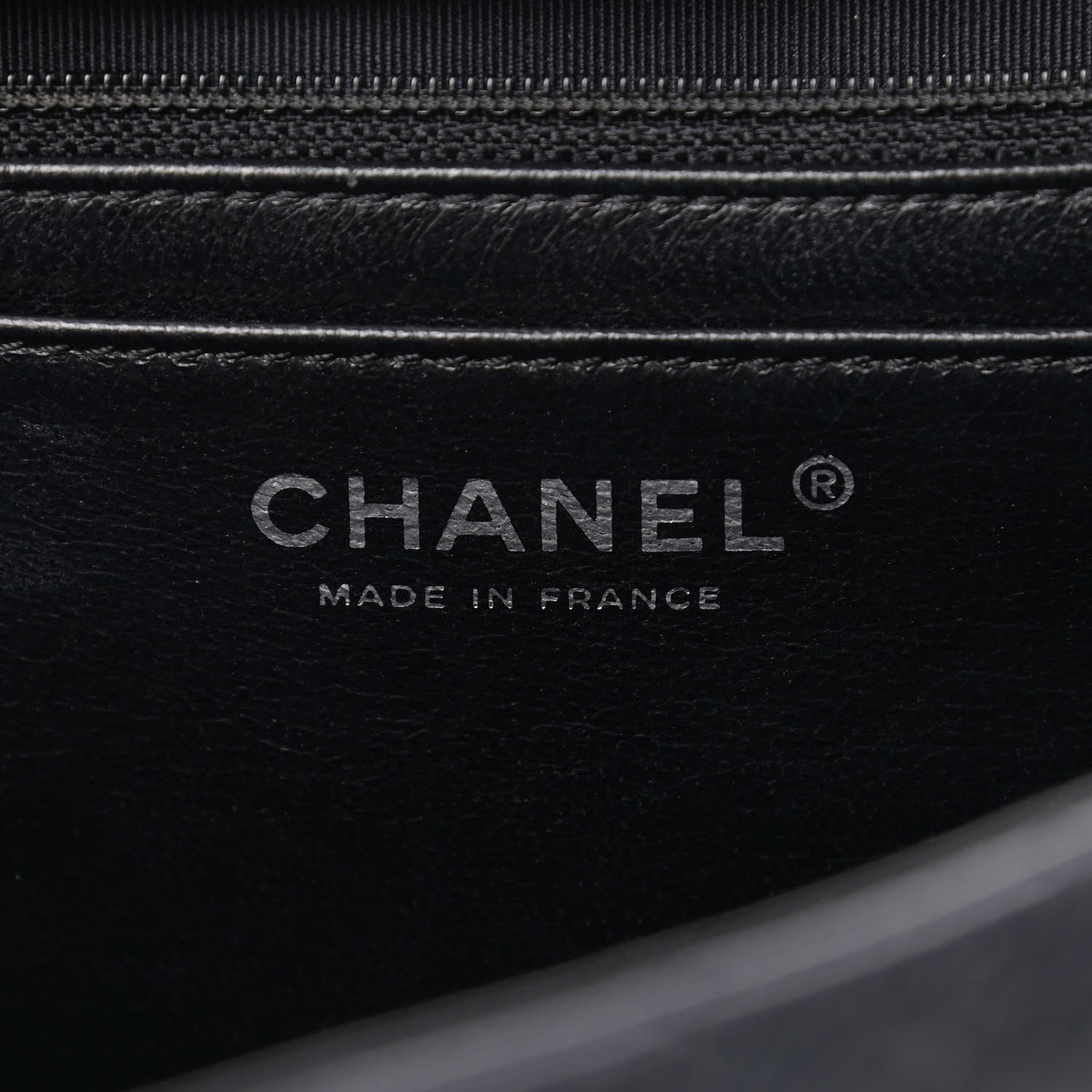 Chanel Washed Caviar Quilted Maxi Single Flap Black 5 of 9