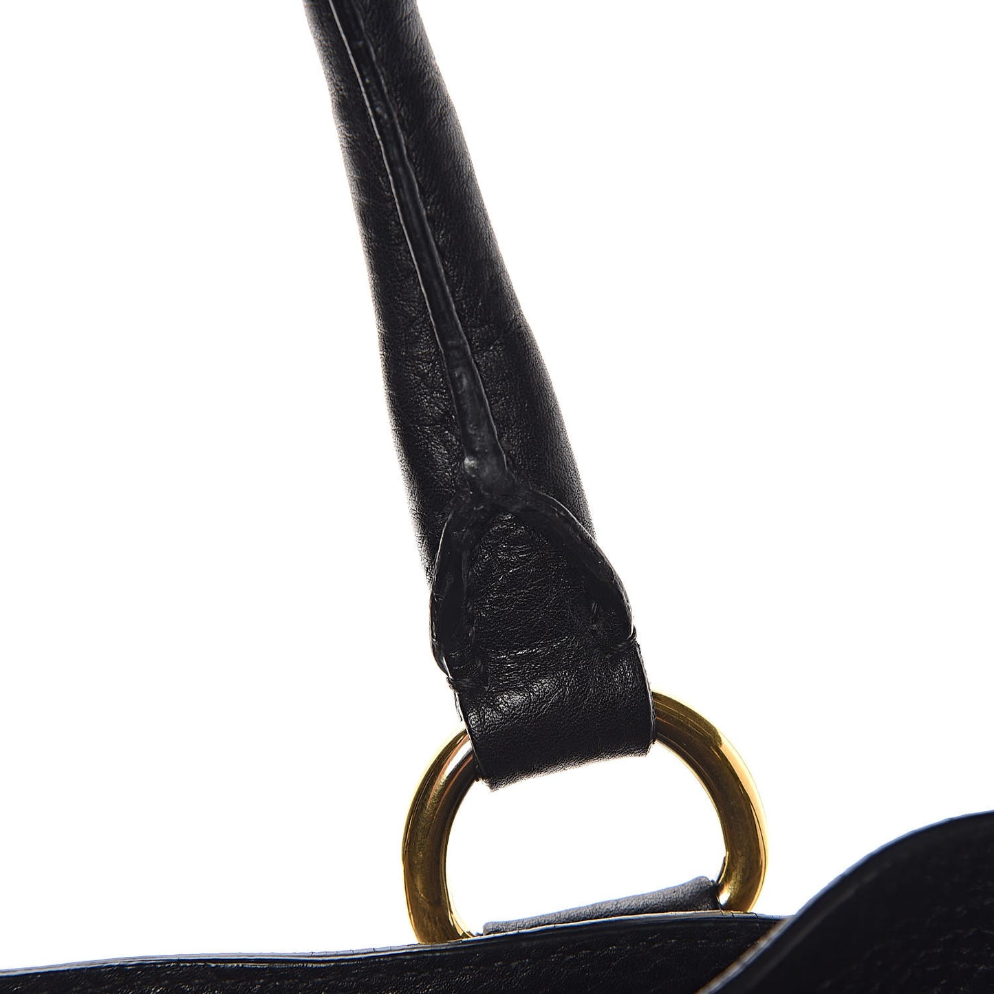 Vitello Daino Tote Black