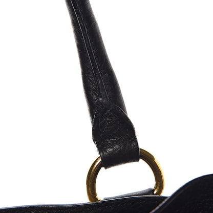 Prada Vitello Daino Tote Black 11 of 15