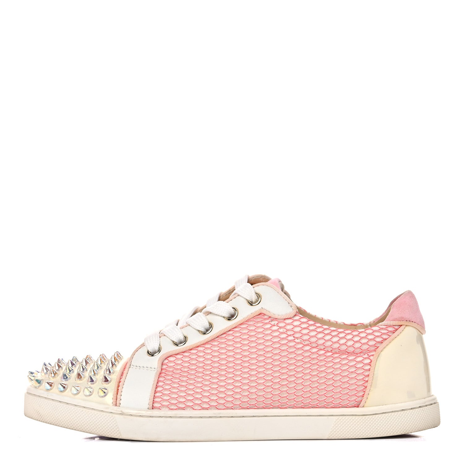 Christian Louboutin Alveole Calfskin Spiked Gondolita Flat Sneakers 36 Dolly 1 of 15