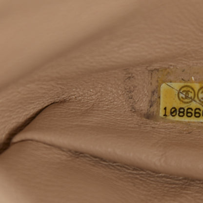 Chanel Deerskin Luxe Ligne Bowler Brown 8 of 9