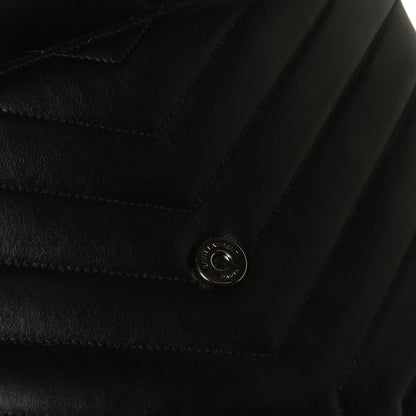 Saint Laurent Calfskin Y Quilted Monogram Medium Loulou Chain Satchel Black 17 of 17
